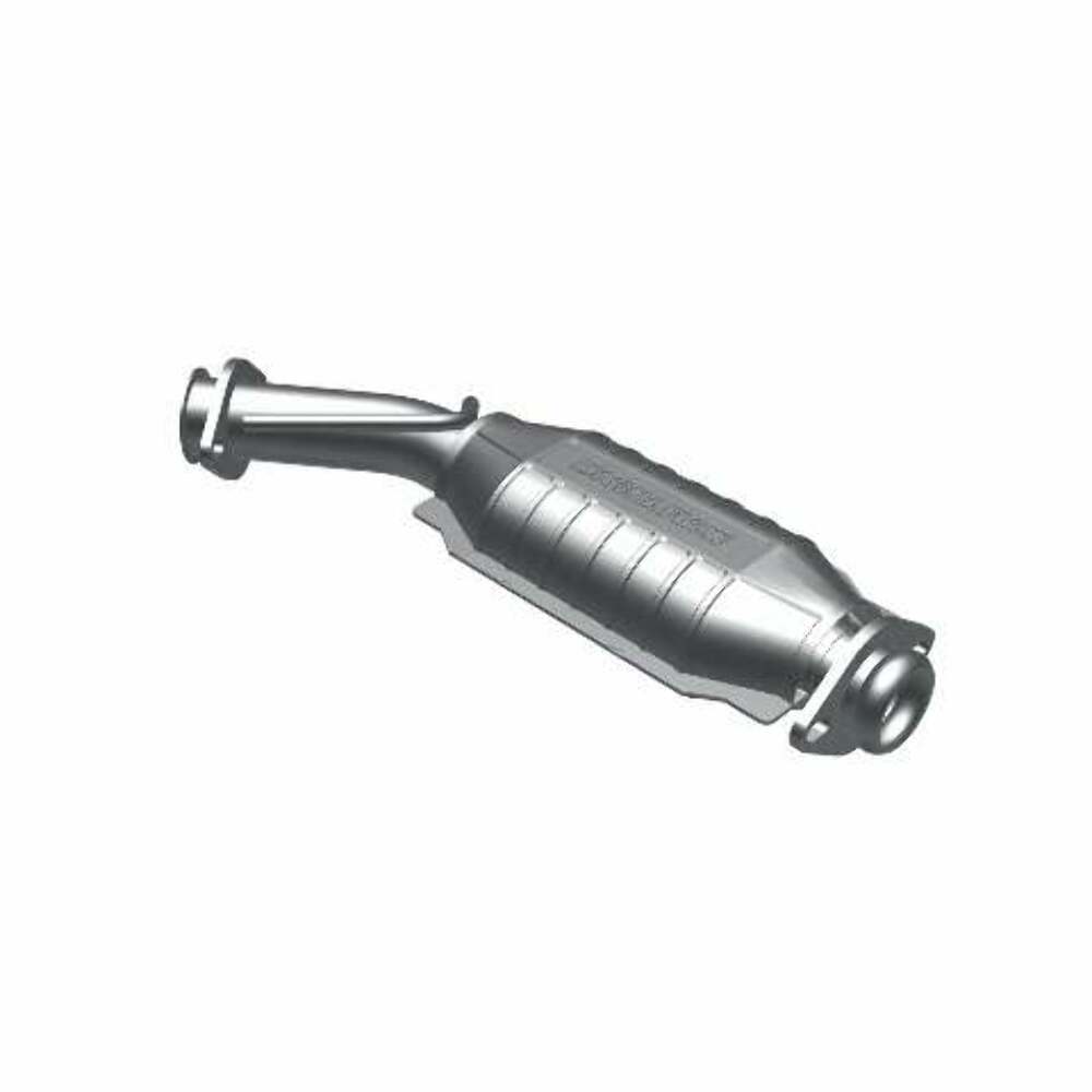 MagnaFlow direct-fit catalytic converter for 1985-1986 Ford 2.25 inch inlet/outlet stainless steel Federal EPA compliant OBDII 23365