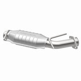 MagnaFlow direct-fit catalytic converter for 1985-1986 Ford 2.25 inch inlet/outlet stainless steel Federal EPA compliant OBDII 23365