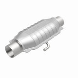 MagnaFlow universal catalytic converter 2.25 inch inlet/outlet stainless steel Federal EPA compliant OBDII 94015