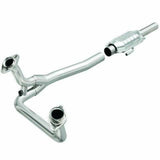 MagnaFlow direct-fit catalytic converter for 1985-1995 Ford stainless steel Federal EPA compliant OBDII 93307