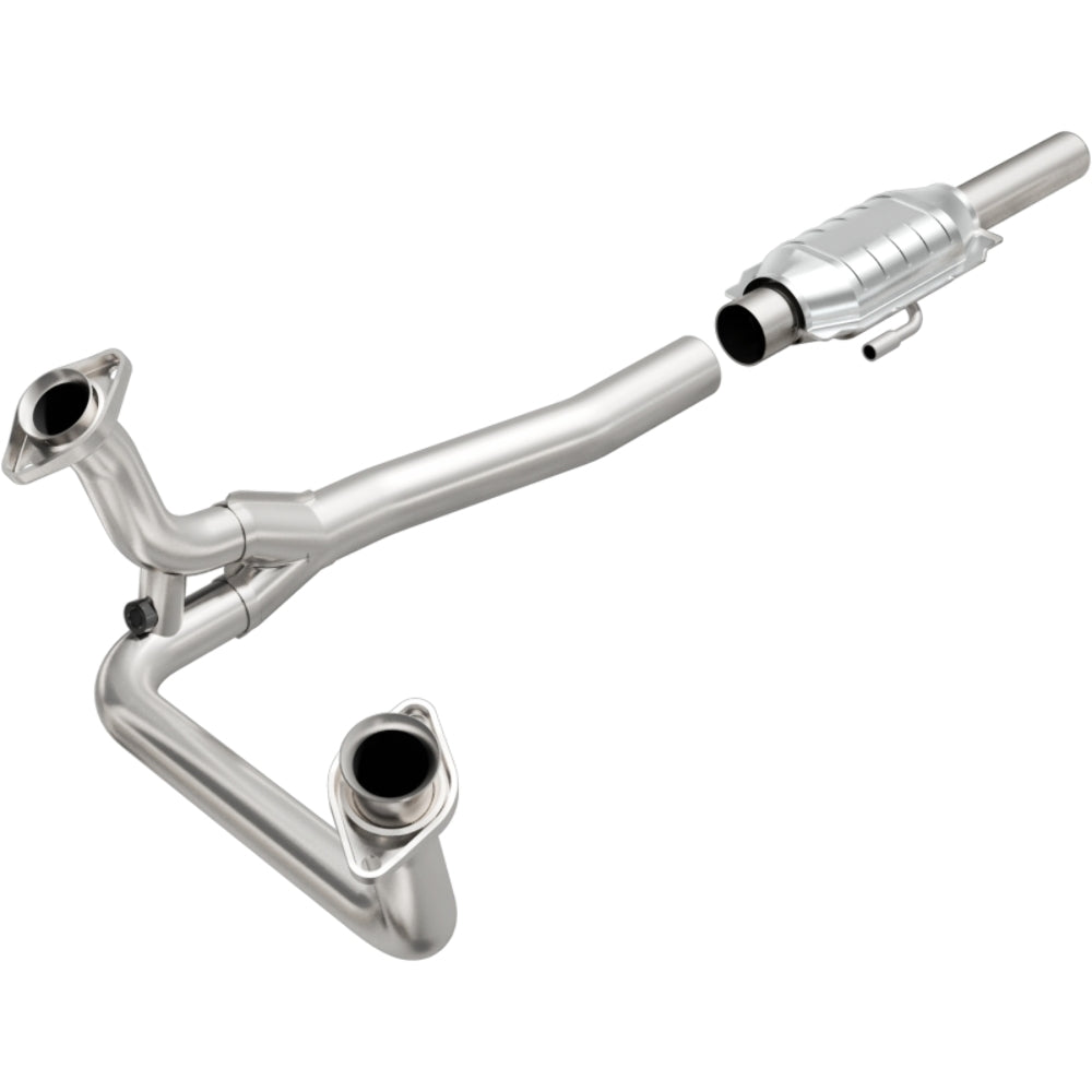 MagnaFlow direct-fit catalytic converter for 1985-1995 Ford stainless steel Federal EPA compliant OBDII 93307