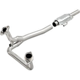 MagnaFlow direct-fit catalytic converter for 1985-1995 Ford stainless steel Federal EPA compliant OBDII 93307