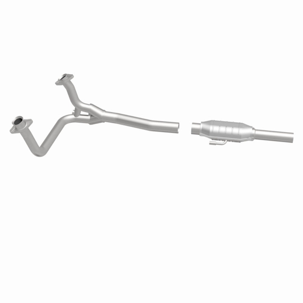 MagnaFlow direct-fit catalytic converter for 1985-1995 Ford stainless steel Federal EPA compliant OBDII 93307