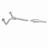 MagnaFlow direct-fit catalytic converter for 1985-1995 Ford stainless steel Federal EPA compliant OBDII 93307