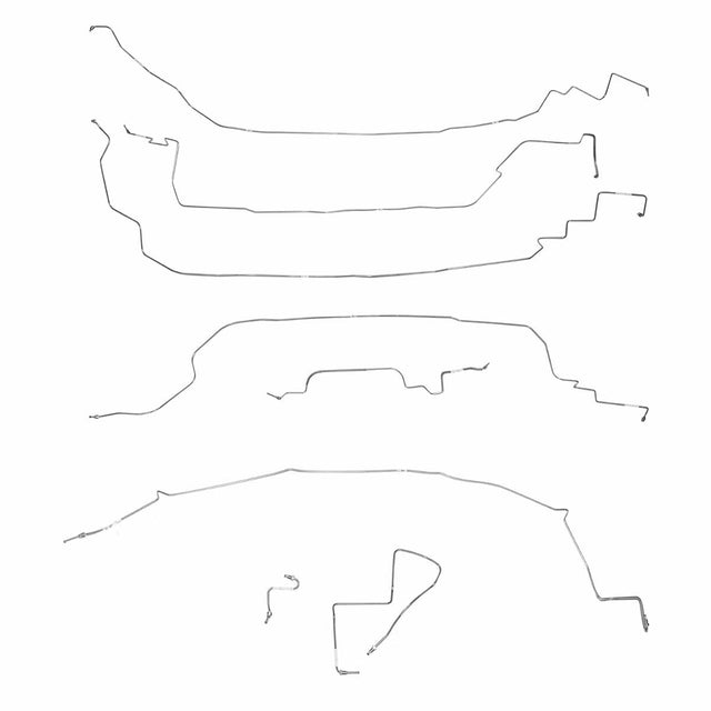 Complete Brake Line Kit for 1986-1987 Chevy Corvette ABS stainless steel
