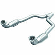 MagnaFlow direct-fit catalytic converter for 1986-1991 Chevy Corvette stainless steel CARB compliant 337487
