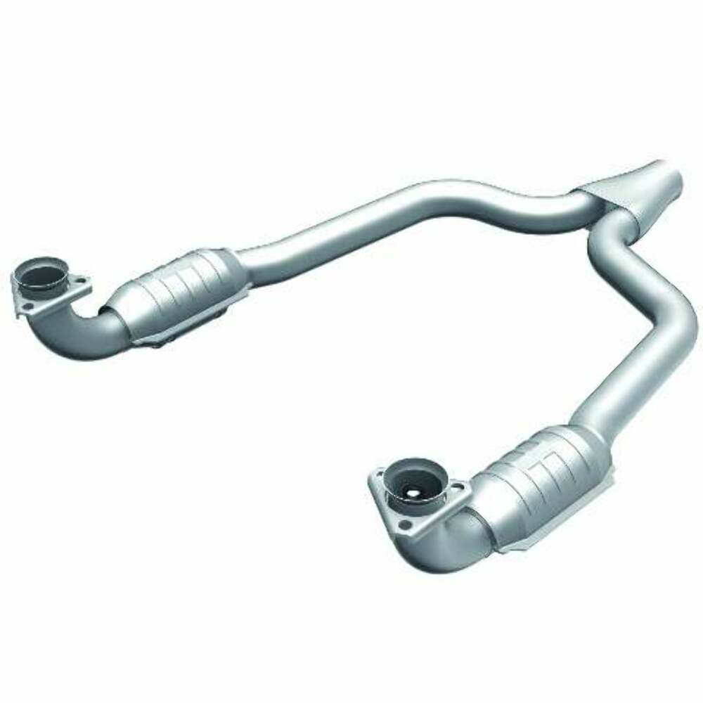 MagnaFlow direct-fit catalytic converter for 1986-1991 Chevy Corvette stainless steel CARB compliant 337487
