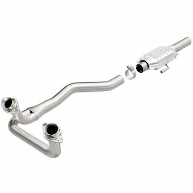 MagnaFlow direct-fit catalytic converter for 1986-1991 Ford stainless steel Federal EPA compliant OBDII 93314