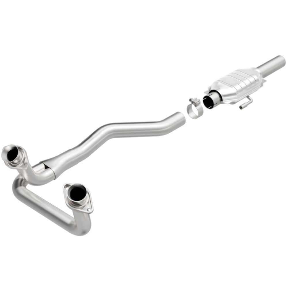 MagnaFlow direct-fit catalytic converter for 1986-1991 Ford stainless steel Federal EPA compliant OBDII 93314