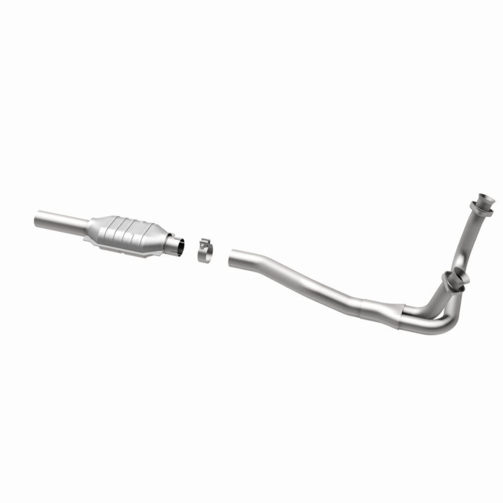 MagnaFlow direct-fit catalytic converter for 1986-1991 Ford stainless steel Federal EPA compliant OBDII 93314