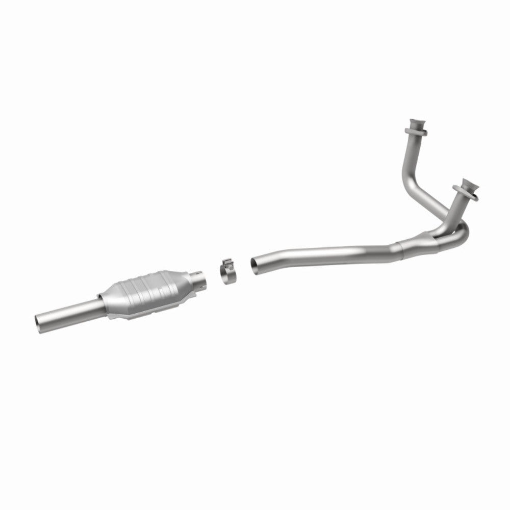 MagnaFlow direct-fit catalytic converter for 1986-1991 Ford stainless steel Federal EPA compliant OBDII 93314