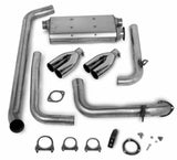 Hooker Super Competition 1986-1992 Chevrolet Camaro Cat-Back Exhaust System 16823HKR for 1986-1992 Chevy Firebird aluminum