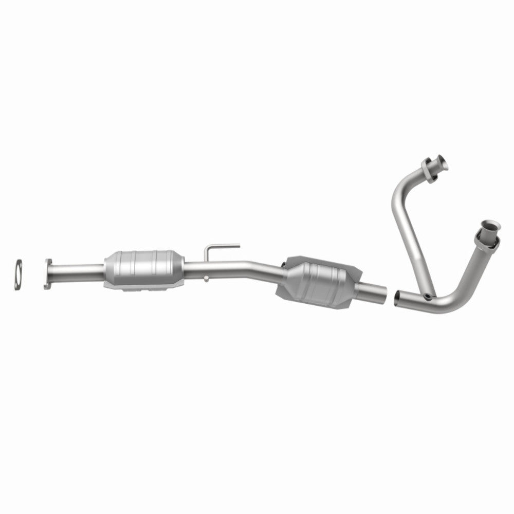 MagnaFlow direct-fit catalytic converter for 1986-1997 Ford stainless steel Federal EPA compliant OBDII 93304