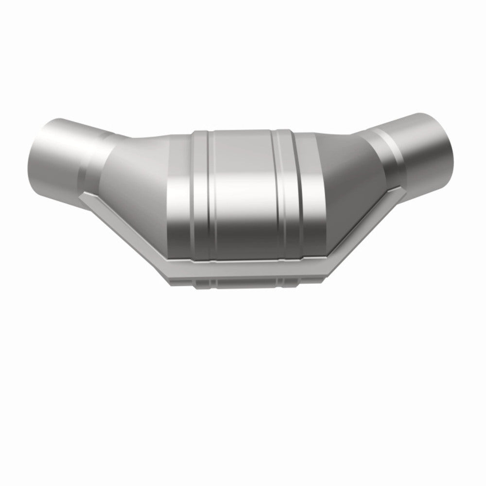 MagnaFlow universal catalytic converter 2.25 inch inlet/outlet stainless steel CARB compliant 337085