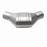 MagnaFlow universal catalytic converter 2.25 inch inlet/outlet stainless steel CARB compliant 337085