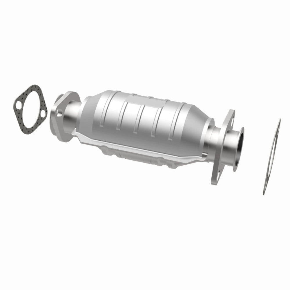 MagnaFlow direct-fit catalytic converter for 1987-1989 Nissan 2.25 inch inlet/outlet stainless steel Federal EPA compliant OBDII 22764