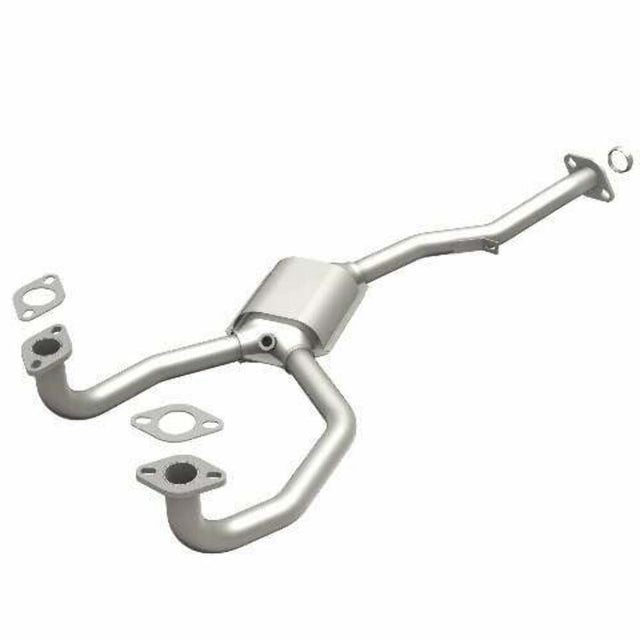 MagnaFlow direct-fit catalytic converter for 1987-1989 Subaru 1.75 inch inlet/outlet stainless steel Federal EPA compliant OBDII 23870