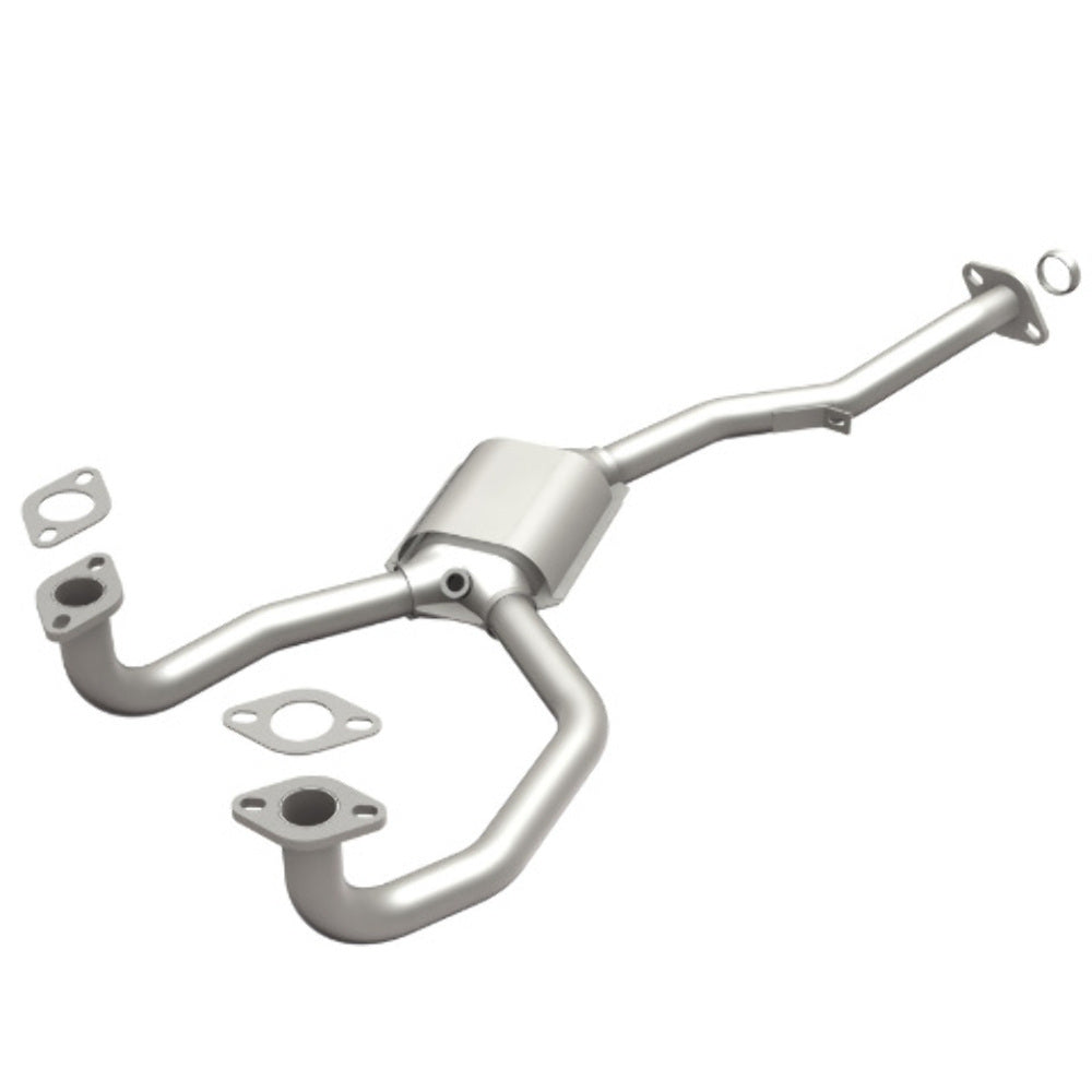 MagnaFlow direct-fit catalytic converter for 1987-1989 Subaru 1.75 inch inlet/outlet stainless steel Federal EPA compliant OBDII 23870