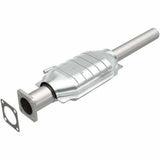 MagnaFlow direct-fit catalytic converter for 1987-1990 Jeep Wrangler 2.5 inch inlet/outlet stainless steel Federal EPA compliant OBDII 23225