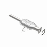 MagnaFlow direct-fit catalytic converter for 1987-1990 Jeep Wrangler 2.5 inch inlet/outlet stainless steel Federal EPA compliant OBDII 23225
