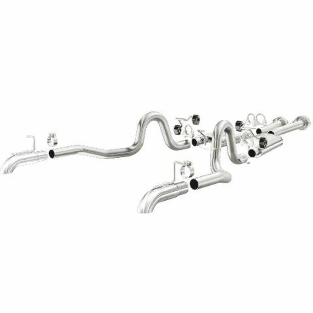 MagnaFlow cat-back exhaust system for 1987-1993 Ford Mustang stainless steel polished 15632