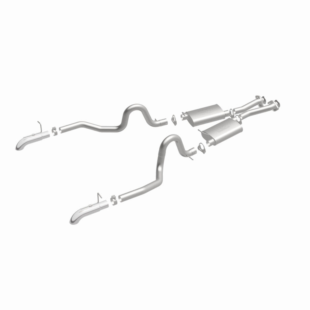 MagnaFlow cat-back exhaust system for 1987-1993 Ford Mustang stainless steel polished 15632