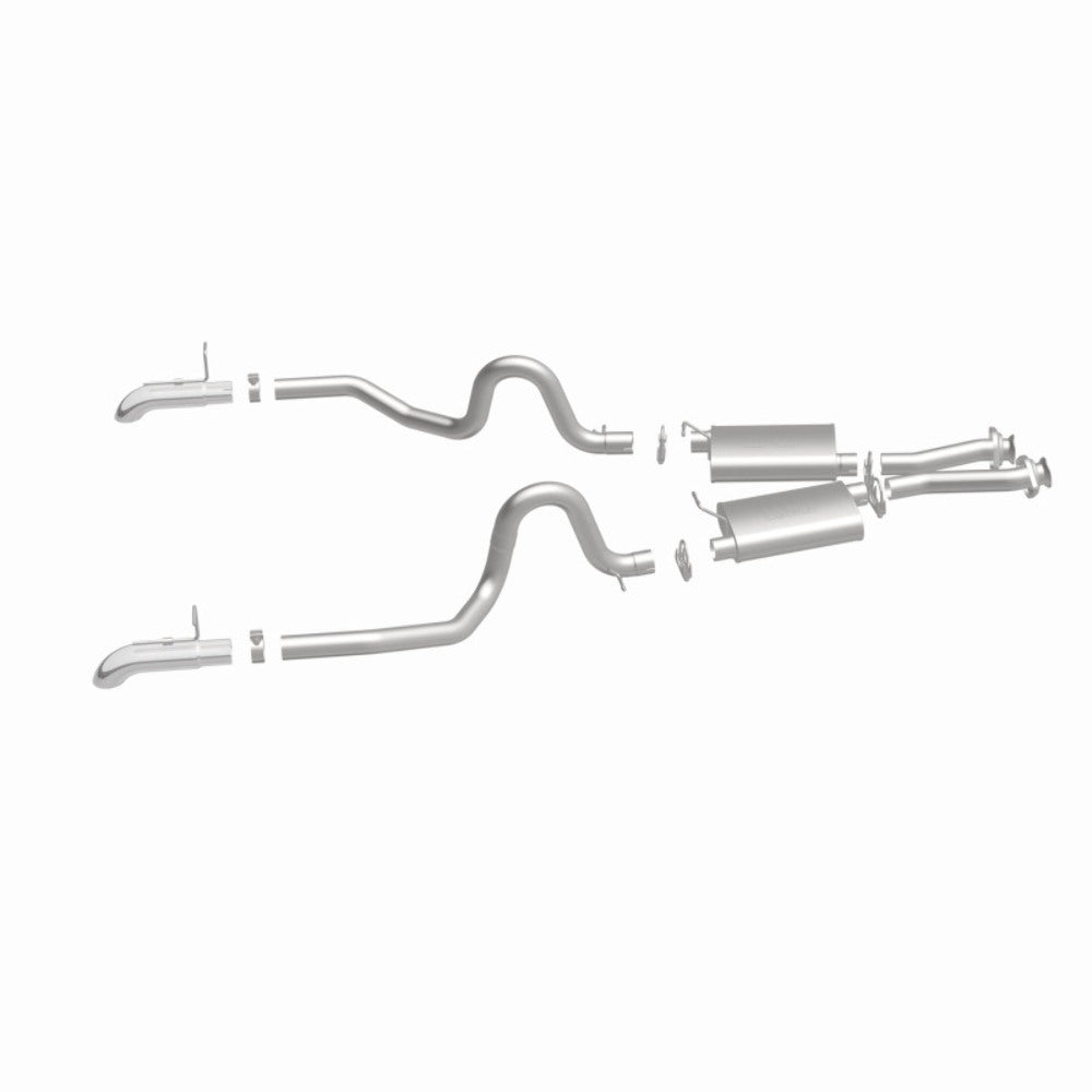 MagnaFlow cat-back exhaust system for 1987-1993 Ford Mustang stainless steel polished 15632