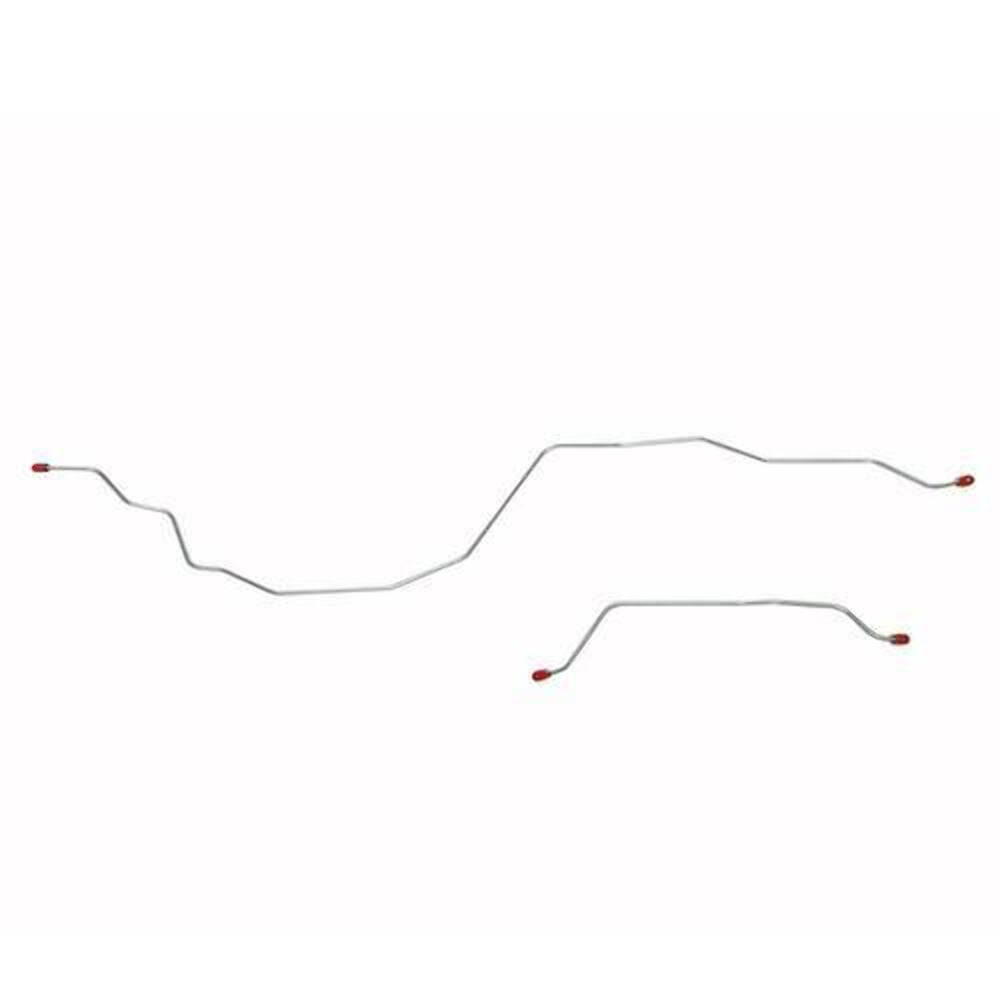 t 1987-1997 Ford F-250 Rear Axle Brake Line Kit Non-Dually, 3" Brake Shoes Steel TRA9641OM Fine Lines