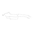 t 1987-93 Ford Mustang Fuel Line Kit V8 No Subframe Connectors Stainless ZGL8702SS Fine Lines