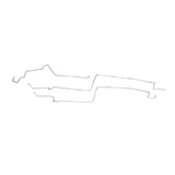 t 1987-93 Ford Mustang Fuel Line Kit V8 No Subframe Connectors Stainless ZGL8702SS Fine Lines