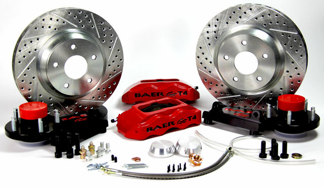1988-1998 C1500 Track4 Brake System Front 4301618CY stainless steel slotted