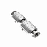 MagnaFlow direct-fit catalytic converter fits 1988 Mitsubishi Galant 3.0L and 1990 Mitsubishi Sigma 3.0L stainless steel Federal EPA compliant OBDII 23250