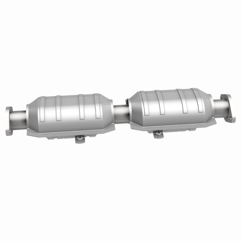 MagnaFlow direct-fit catalytic converter fits 1988 Mitsubishi Galant 3.0L and 1990 Mitsubishi Sigma 3.0L stainless steel Federal EPA compliant OBDII 23250