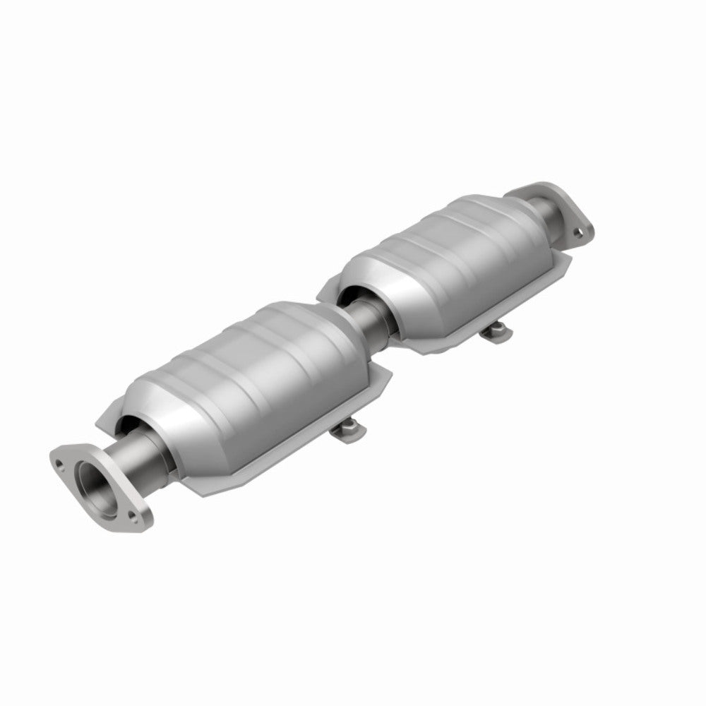 MagnaFlow direct-fit catalytic converter fits 1988 Mitsubishi Galant 3.0L and 1990 Mitsubishi Sigma 3.0L stainless steel Federal EPA compliant OBDII 23250