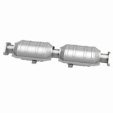 MagnaFlow direct-fit catalytic converter fits 1988 Mitsubishi Galant 3.0L and 1990 Mitsubishi Sigma 3.0L stainless steel Federal EPA compliant OBDII 23250