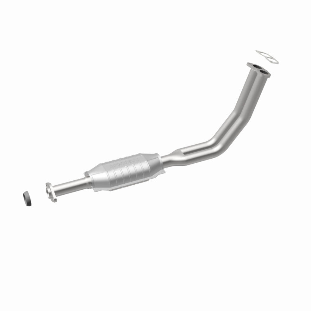 MagnaFlow direct-fit catalytic converter fits 1989-1995 Geo Tracker and Suzuki Sidekick, this and 1989-1995 Geo Tracker 1.75 inch inlet/outlet stainless steel CARB compliant 22618
