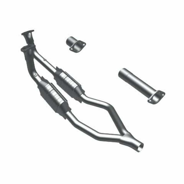 MagnaFlow direct-fit catalytic converter fits 1990-1993 Land Rover Range Rover stainless steel CARB compliant 23821