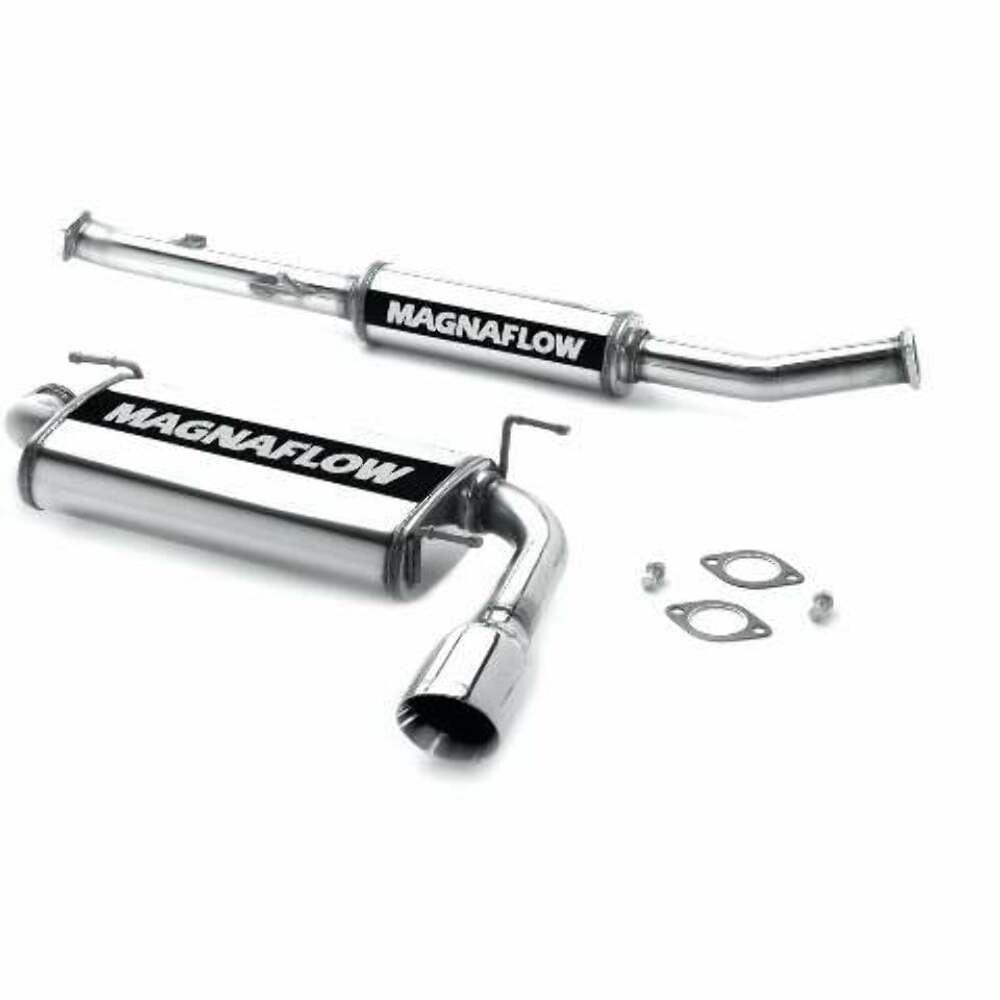 MagnaFlow cat-back exhaust system for 1990-1997 Mazda stainless steel polished 15715