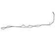 Fuel Line for 1990-1991 Chevy Blazer Intermediate stainless steel
