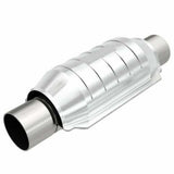 MagnaFlow universal catalytic converter 2.5 inch inlet/outlet stainless steel Federal EPA compliant OBDII 53006