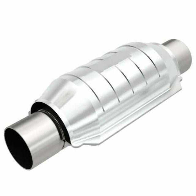 MagnaFlow universal catalytic converter 2.5 inch inlet/outlet stainless steel Federal EPA compliant OBDII 53006