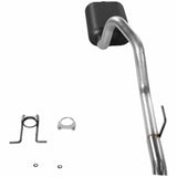 t 1991-1995 Jeep Wrangler YJ Cat-back Exhaust System Flowmaster Force II 17272 Flowmaster