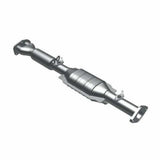 MagnaFlow direct-fit catalytic converter for 1991-1995 Toyota 1.5 inch inlet 2.25 inch outlet stainless steel Federal EPA compliant OBDII 23896
