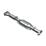 MagnaFlow direct-fit catalytic converter for 1991-1995 Toyota 1.5 inch inlet 2.25 inch outlet stainless steel Federal EPA compliant OBDII 23896