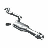 MagnaFlow direct-fit catalytic converter fits 1991 BMW 318i 1.8L and 1991 BMW 318is 1.8L stainless steel Federal EPA compliant OBDII 23799