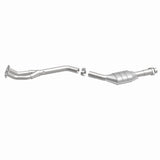 MagnaFlow direct-fit catalytic converter fits 1991 BMW 318i 1.8L and 1991 BMW 318is 1.8L stainless steel Federal EPA compliant OBDII 23799