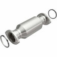 MagnaFlow direct-fit catalytic converter for 1993-1994 Toyota 4.5 inch inlet/outlet stainless steel CARB compliant 24455