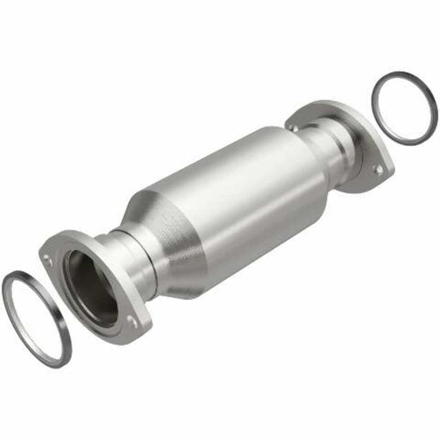 MagnaFlow direct-fit catalytic converter for 1993-1994 Toyota 4.5 inch inlet/outlet stainless steel CARB compliant 24455