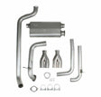 Hooker Super Competition 1993-1995 Chevrolet Camaro Cat-Back Exhaust System 16827HKR for 1993-1995 Chevy Camaro stainless steel aluminum