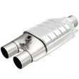 MagnaFlow universal catalytic converter 2.5 inch inlet/outlet stainless steel Federal EPA compliant OBDII 93537